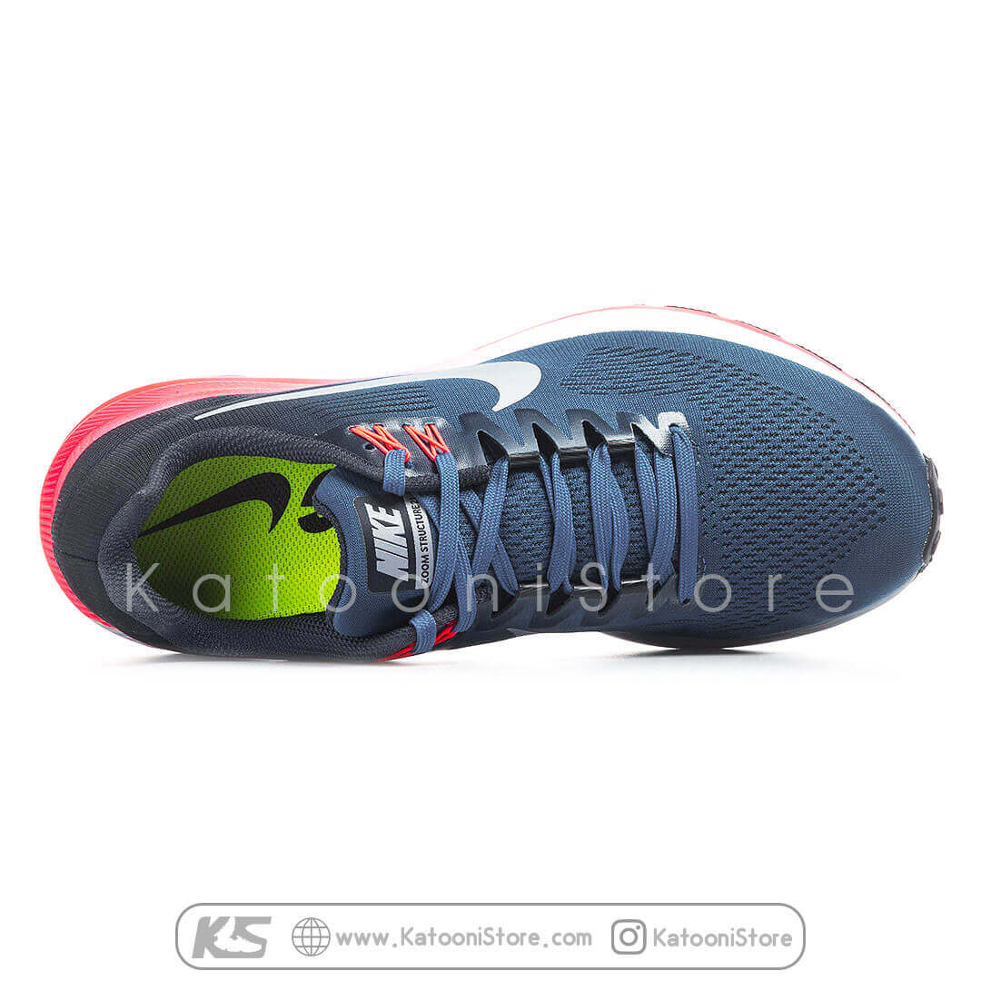 کفش اسپرت و کتونی نایک ایر زوم استراکچر ۲۱ ( سورمه ای قرمز ) - Nike Air Zoom Structure 21 ( Dark Blue Red )