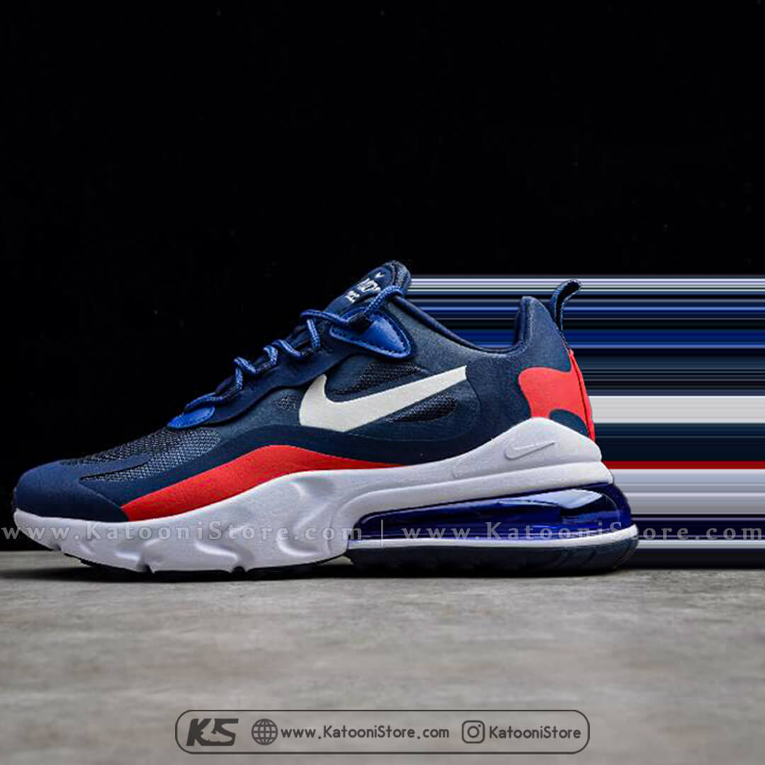 کفش اسپرت و کتونی نایک ایرمکس ۲۷۰ ری اکت ( سورمه ای ) - Nike Air Max 270 React ( Dark Blue )