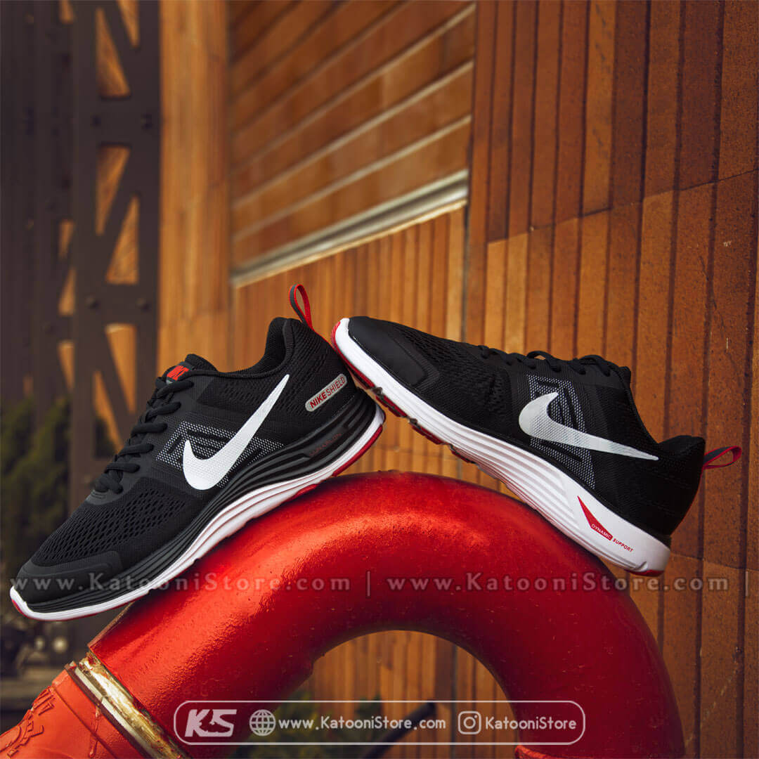 کفش اسپرت و کتونی نایک ایر زوم پگاسوس ۳۰ ایکس مشکی کف قرمز - Nike Air Zoom Pegasus 30X ( Black White Red )