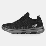 کفش اسپرت و کتونی اسکیچرز گو واک ۵ ( مشکی خاکستری ) - Skechers GoWalk 5 Ultra Go ( Black Gray )