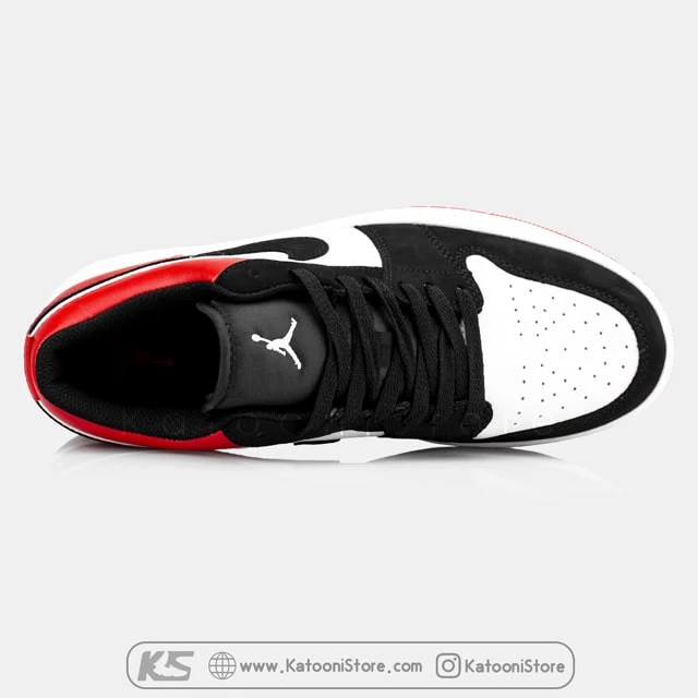 نایک ایر جردن 1 لو بلک تو </br><span>Nike Air Jordan 1 Low “Black Toe(553558)</span>