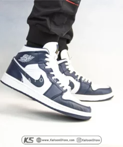 خرید کفش کلاسیک نایک ایرجردن 1 مید – Nike Air Jordan 1 Mid Obsidian