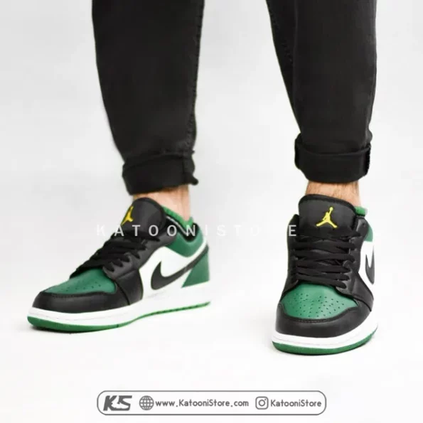 خرید کتونی نایک ایر جردن 1 لو گرین تو – Nike Air Jordan 1 Low “Green Toe”