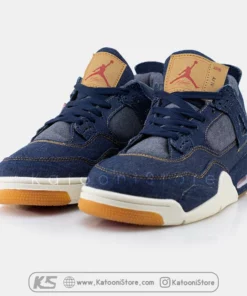 خرید کتانی نایک ایر جردن 4 رترو لیوایز – Nike Air Jordan 4 Retro NRG Levi's