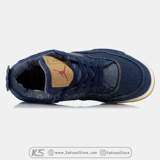 خرید کتونی اسپرت نایک ایر جردن 4 رترو لیوایز – Nike Air Jordan 4 Retro NRG Levi's