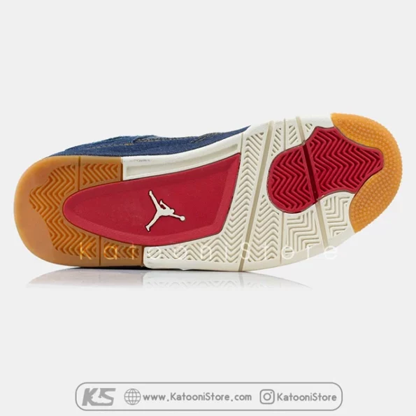 خرید کفش مردانه نایک ایر جردن 4 رترو لیوایز – Nike Air Jordan 4 Retro NRG Levi's
